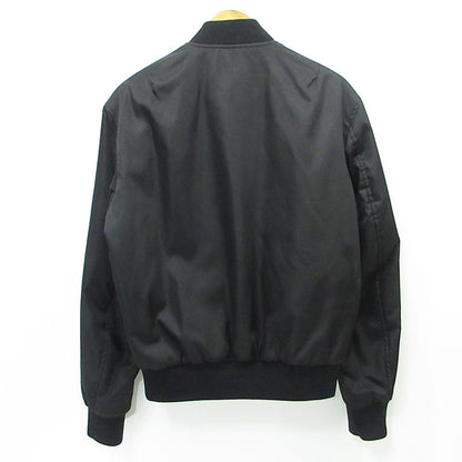 VERSACE | ヴェルサーチ MEDUSA CHAINS REVERSIBLE BOMBER JACKET メドゥーサチェーンリバーシブルボンバージャケット リバーシブル総柄中綿ジャケット ミリタリージャケット 1018824 ブラック×グレー サイズ：46【三重本店】