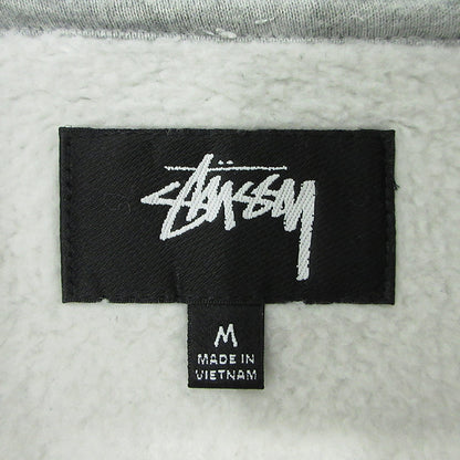 STUSSY | ステューシー ハーフジップ長袖スウェットシャツ ロゴラベル裏起毛プルオーバー スウェット 118573 グレー サイズ：M【三重本店】