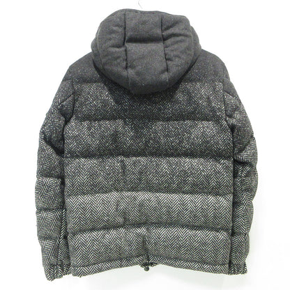 MONCLER | モンクレール MONTGENEVRE モンジュネーブル 襟2WAY総柄ウールダウンジャケット ダウンジャケット A20914033805 グレー サイズ：1【三重本店】