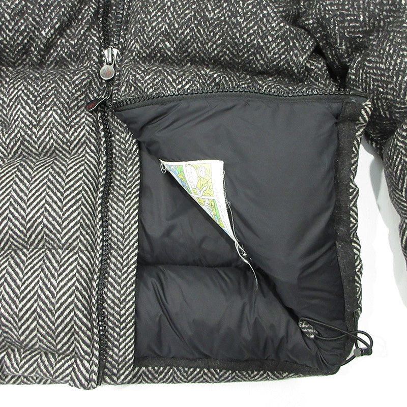 MONCLER | モンクレール MONTGENEVRE モンジュネーブル 襟2WAY総柄ウールダウンジャケット ダウンジャケット A20914033805 グレー サイズ：1【三重本店】