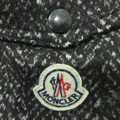 MONCLER | モンクレール MONTGENEVRE モンジュネーブル 襟2WAY総柄ウールダウンジャケット ダウンジャケット A20914033805 グレー サイズ：1【三重本店】