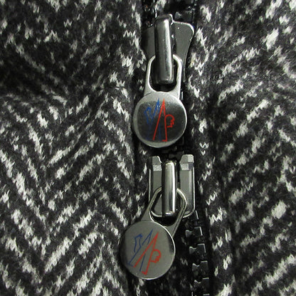 MONCLER | モンクレール MONTGENEVRE モンジュネーブル 襟2WAY総柄ウールダウンジャケット ダウンジャケット A20914033805 グレー サイズ：1【三重本店】