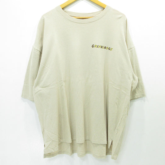 CROSS & STITCH | クロスステッチ プリント半袖Tシャツ 半袖Ｔシャツ ベージュ サイズ：XL【三重本店】