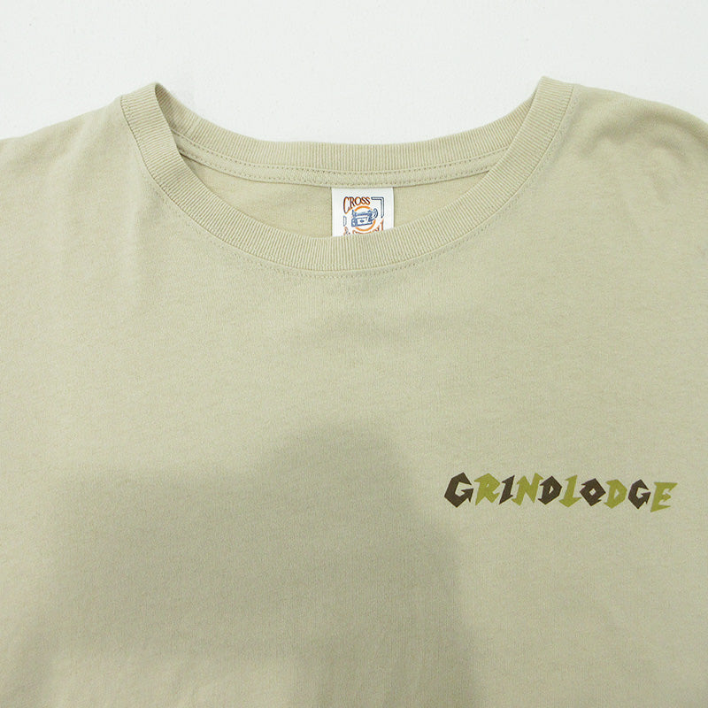CROSS & STITCH | クロスステッチ プリント半袖Tシャツ 半袖Ｔシャツ ベージュ サイズ：XL【三重本店】