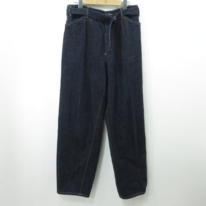 COMOLI | コモリ ベルテッドデニムパンツ デニムパンツ W03-03001 インディゴ サイズ：1【三重本店】【加古川物流】