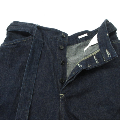 COMOLI | コモリ ベルテッドデニムパンツ デニムパンツ W03-03001 インディゴ サイズ：1【三重本店】【加古川物流】