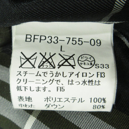 BURBERRY | バーバリー BURBERRY GOLF ダウンベスト BFP33-755-09 ブラック サイズ：L【三重本店】