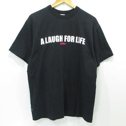 SAPEur | サプール MASATOSHI HAMADA A Laugh For Life SS Tee 半袖Ｔシャツ ブラック サイズ：M【三重本店】