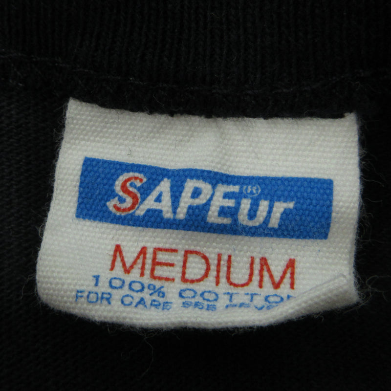 SAPEur | サプール MASATOSHI HAMADA A Laugh For Life SS Tee 半袖Ｔシャツ ブラック サイズ：M【三重本店】