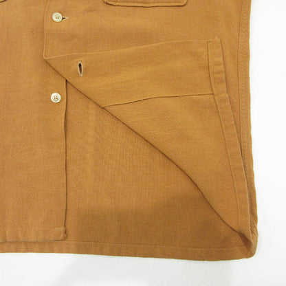 Pilgrim | ピルグリム 襟2WAY長袖シャツ 50~60's カリフォルニア製 その他トップス ブラウン キャメル サイズ：M【三重本店】
