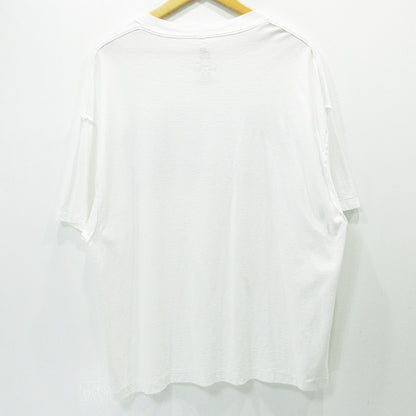 ISNESS MUSIC | イズネス ミュージック TECHNO ロゴプリント半袖Tシャツ 半袖Ｔシャツ ホワイト サイズ：FreeSize【三重本店】