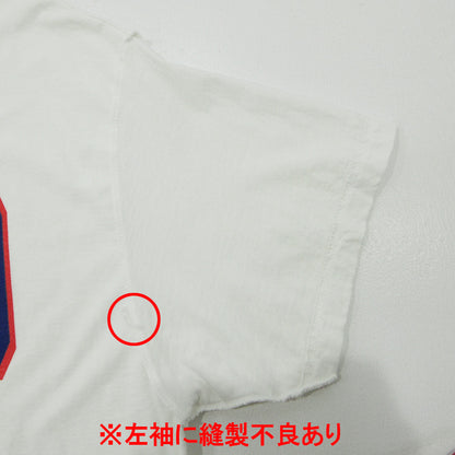 ISNESS MUSIC | イズネス ミュージック TECHNO ロゴプリント半袖Tシャツ 半袖Ｔシャツ ホワイト サイズ：FreeSize【三重本店】