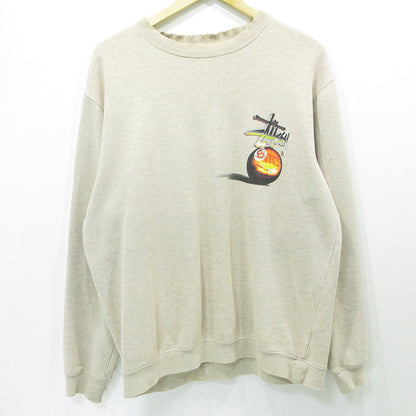STUSSY | ステューシー 8BALL長袖スウェットシャツ スウェット ベージュ サイズ：L【三重本店】