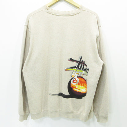 STUSSY | ステューシー 8BALL長袖スウェットシャツ スウェット ベージュ サイズ：L【三重本店】