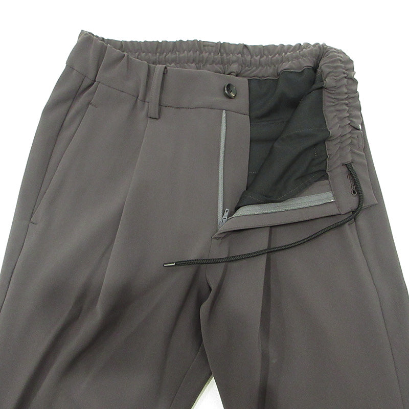 ATTACHMENT | アタッチメント × STUDIOUS ステュディオス REGULAR FIT EASY TROUSERS レギュラーフィットイージートラウザー ストレッチタックパンツ スラックス その他ボトムス AP42-113 グレー サイズ：1【三重本店】