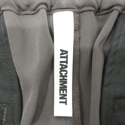 ATTACHMENT | アタッチメント × STUDIOUS ステュディオス REGULAR FIT EASY TROUSERS レギュラーフィットイージートラウザー ストレッチタックパンツ スラックス その他ボトムス AP42-113 グレー サイズ：1【三重本店】