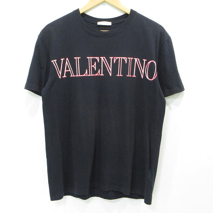 Valentino | ヴァレンチノ NEON UNIVERSE PRINT T-SHIRT ネオンユニバースプリントTシャツ ロゴプリント半袖Tシャツ 半袖Ｔシャツ XV3MG11H85M ブラック サイズ：L【三重本店】