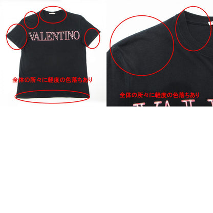 Valentino | ヴァレンチノ NEON UNIVERSE PRINT T-SHIRT ネオンユニバースプリントTシャツ ロゴプリント半袖Tシャツ 半袖Ｔシャツ XV3MG11H85M ブラック サイズ：L【三重本店】