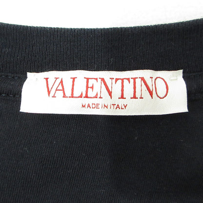 Valentino | ヴァレンチノ NEON UNIVERSE PRINT T-SHIRT ネオンユニバースプリントTシャツ ロゴプリント半袖Tシャツ 半袖Ｔシャツ XV3MG11H85M ブラック サイズ：L【三重本店】