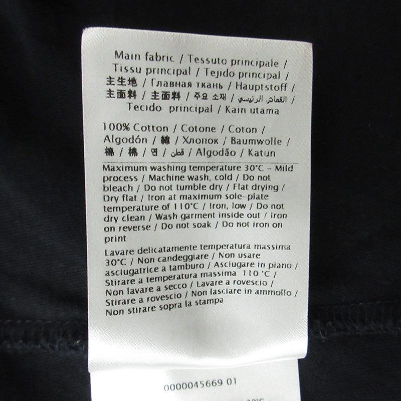 Valentino | ヴァレンチノ NEON UNIVERSE PRINT T-SHIRT ネオンユニバースプリントTシャツ ロゴプリント半袖Tシャツ 半袖Ｔシャツ XV3MG11H85M ブラック サイズ：L【三重本店】