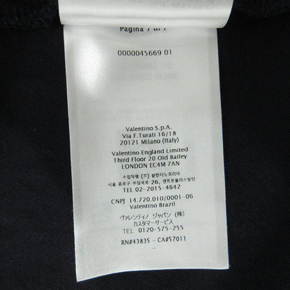 Valentino | ヴァレンチノ NEON UNIVERSE PRINT T-SHIRT ネオンユニバースプリントTシャツ ロゴプリント半袖Tシャツ 半袖Ｔシャツ XV3MG11H85M ブラック サイズ：L【三重本店】
