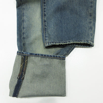 Barbour | バーブァー × LEVIS リーバイス Lot. 568 Loose Jeans ルーズジーンズ ロゴ刺繍ジップフライデニムパンツ デニムパンツ 003GN-0000 ブルー インディゴ サイズ：34【三重本店】
