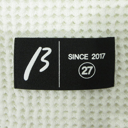 β | ベータ コットンメッシュ半袖ニット メッシュ半袖Tシャツ セーター ニット 27-53KK02 ホワイト サイズ：L【三重本店】