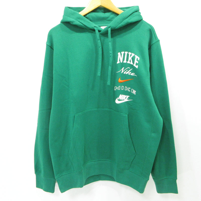 NIKE | ナイキ フーディ パーカー フリース 裏起毛 パーカー FN2635-365 グリーン サイズ：L【三重本店】