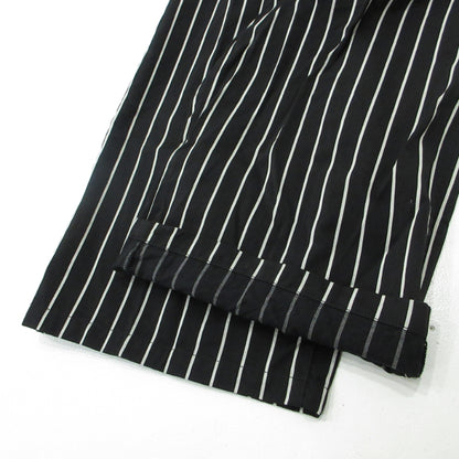 SHAREEF | シャリーフ STRIPE WIDE PANTS パンツ ブラック サイズ：3【三重本店】