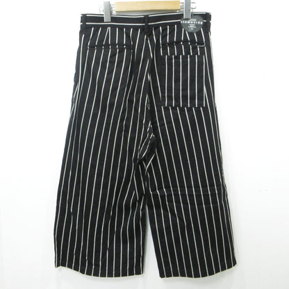 SHAREEF | シャリーフ STRIPE WIDE PANTS パンツ ブラック サイズ：3【三重本店】