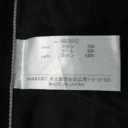 SHAREEF | シャリーフ STRIPE WIDE PANTS パンツ ブラック サイズ：3【三重本店】