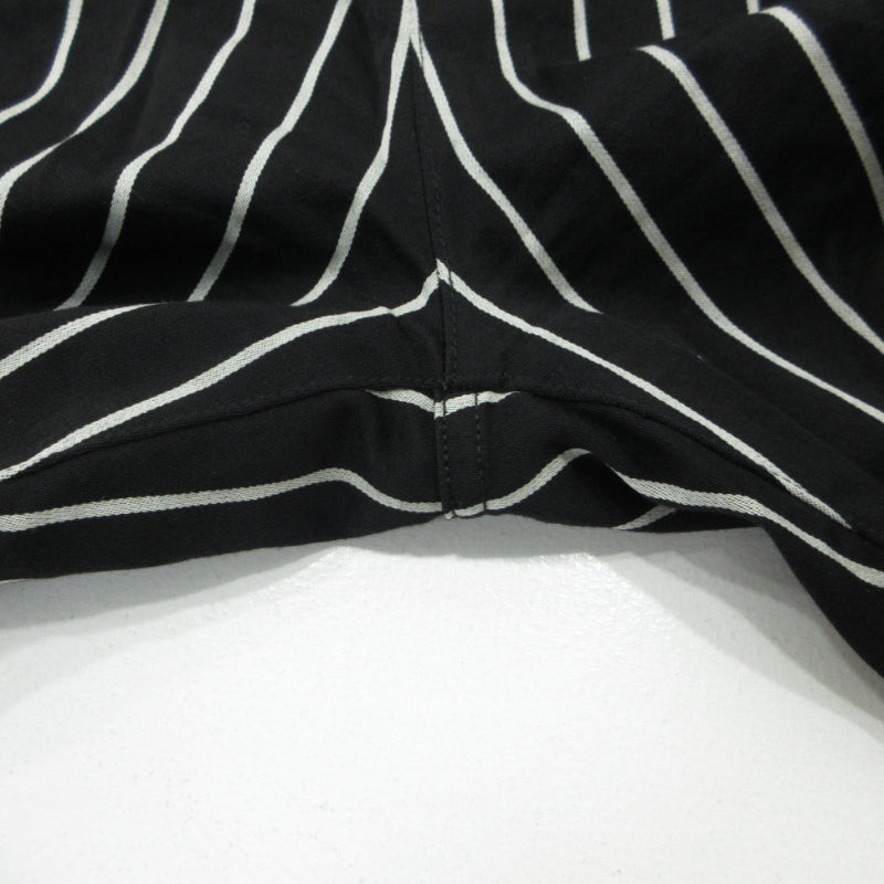 SHAREEF | シャリーフ STRIPE WIDE PANTS パンツ ブラック サイズ：3【三重本店】