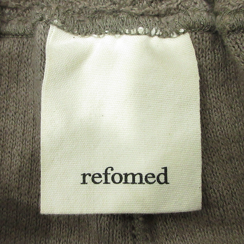 refomed | リフォメッド ワッフル地イージーパンツ パンツ REPT-002 ブラウン カーキ サイズ：3【三重本店】