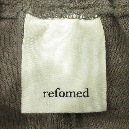 refomed | リフォメッド ワッフル地イージーパンツ パンツ REPT-002 ブラウン カーキ サイズ：3【三重本店】
