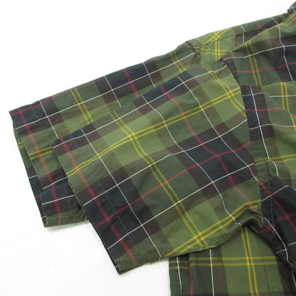 Barbour | バーブァー チェック柄 半袖シャツ 2001024 グリーン系 サイズ：38【三重本店】