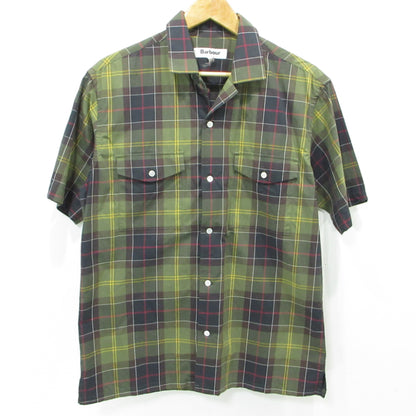Barbour | バーブァー チェック柄 半袖シャツ 2001024 グリーン系 サイズ：38【三重本店】