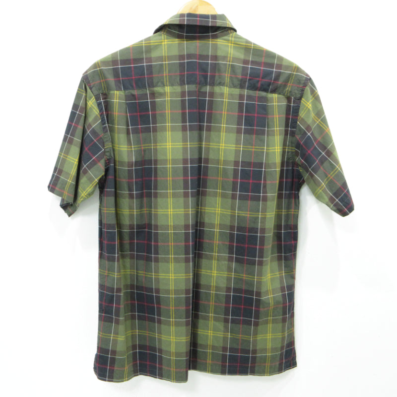 Barbour | バーブァー チェック柄 半袖シャツ 2001024 グリーン系 サイズ：38【三重本店】