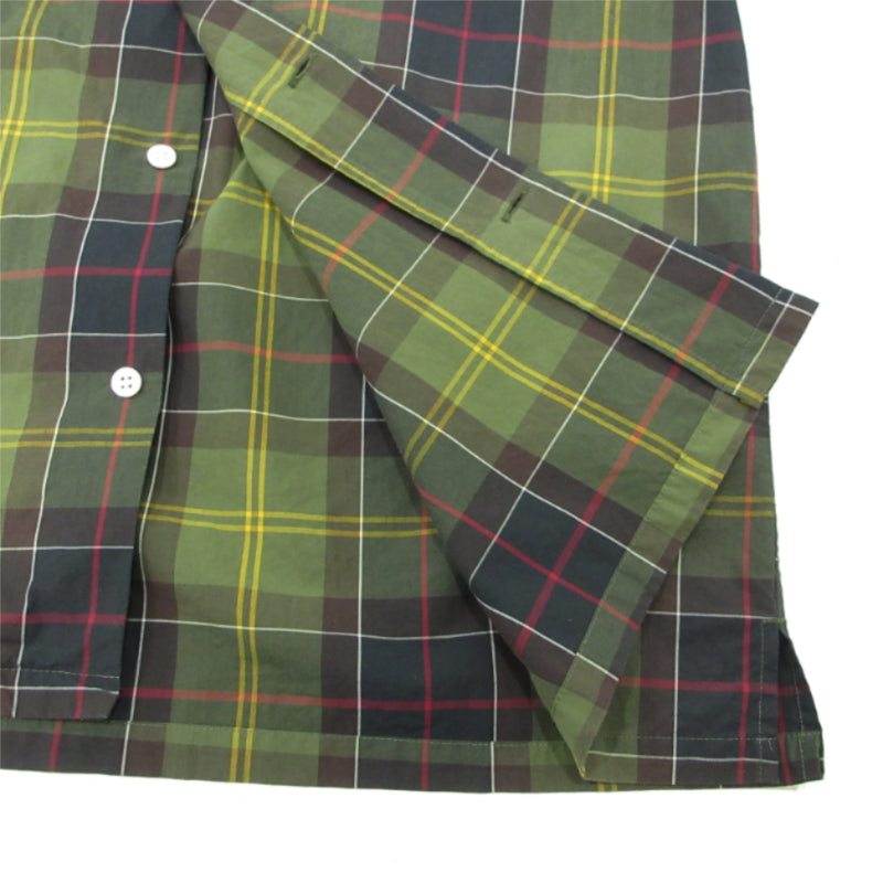Barbour | バーブァー チェック柄 半袖シャツ 2001024 グリーン系 サイズ：38【三重本店】