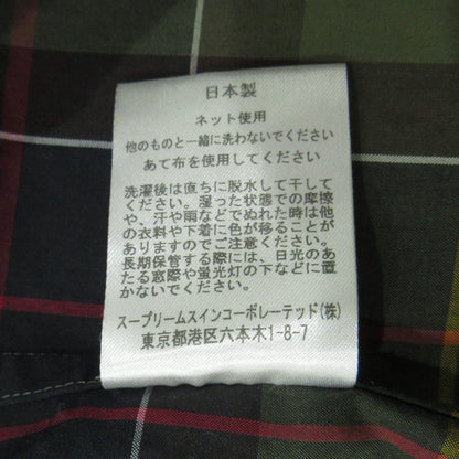 Barbour | バーブァー チェック柄 半袖シャツ 2001024 グリーン系 サイズ：38【三重本店】