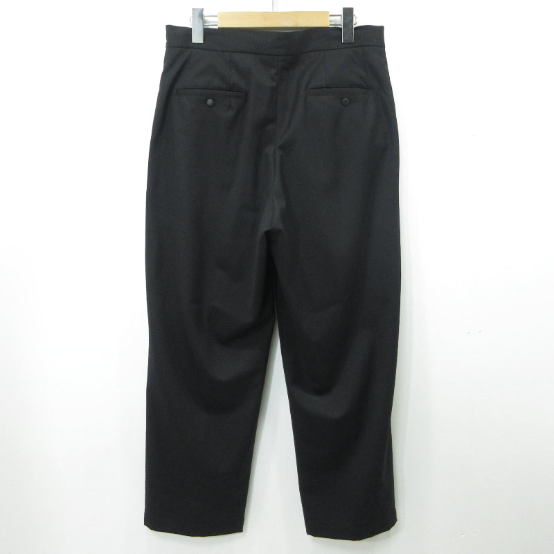 Y-3 | ワイスリー CLASSIC REFINED WOOL STRETCH TLRD CRP PANTS クロップドパンツ HB3387 ブラック サイズ：S【三重本店】