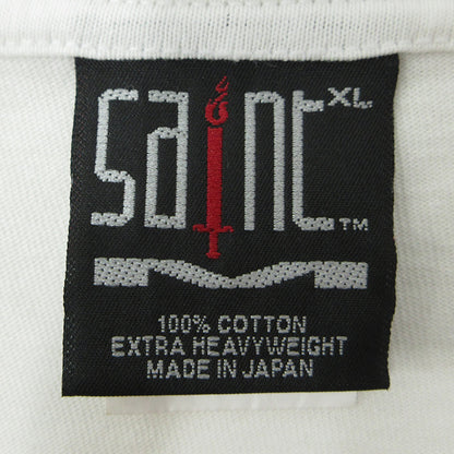 SAINT MICHAEL | セントマイケルセイントマイケル DICE TEE ダイス半袖Tシャツ サイコロ ロゴプリント 半袖Ｔシャツ SM-S23-0000-014 ホワイト ナチュラル 生成り サイズ：XL【三重本店】