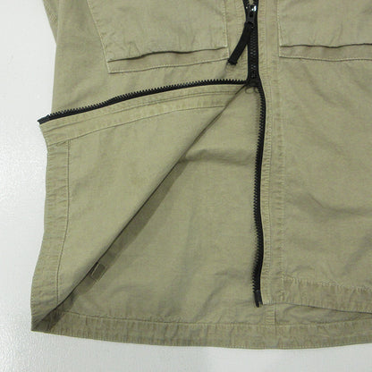 STONE ISLAND | ストーンアイランド ORGANIC COTTON OVERSHIRT JACKET オーガニックコットンオーバーシャツジャケット ジップ長袖シャツ 長袖シャツ 7915102WN ベージュ カーキ サイズ：M【三重本店】