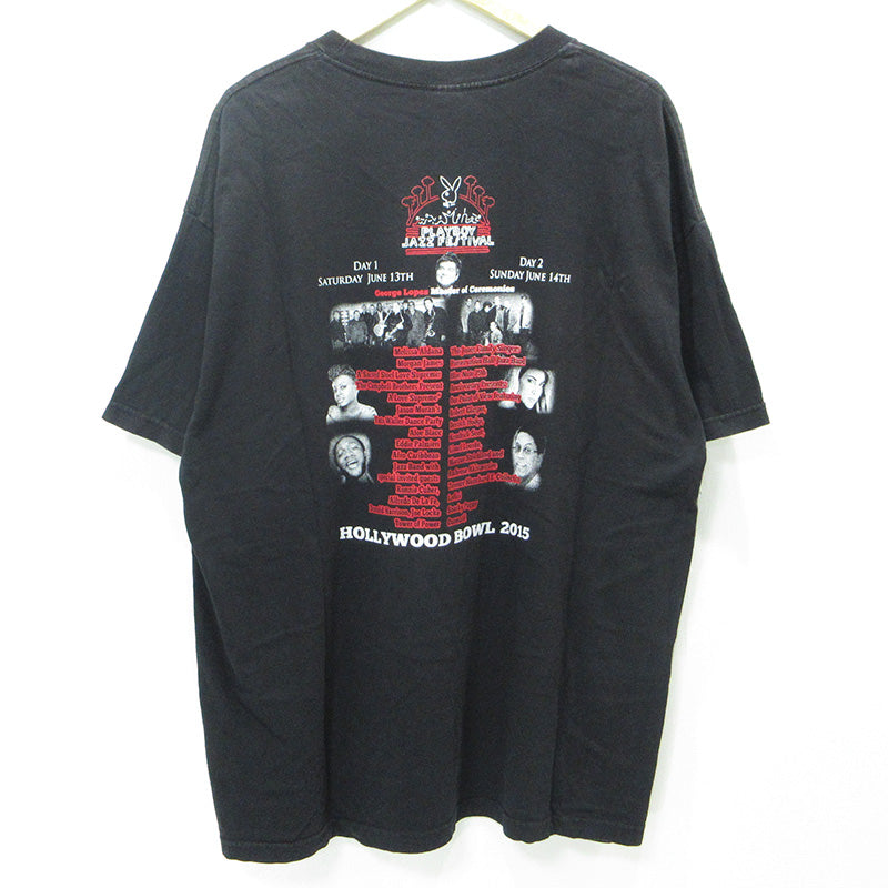 ALSTYLE | アルスタイル PLAY BOY JAZZ FESTIVAL プレイボーイジャズフェスティバル半袖Tシャツ 2015年 半袖Ｔシャツ ブラック サイズ：XXL【三重本店】