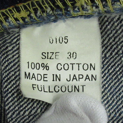 FULL COUNT | フルカウント Lot. 0105 ボタンフライデニムパンツ デニムパンツ ネイビー インディゴ ブルー サイズ：30【三重本店】