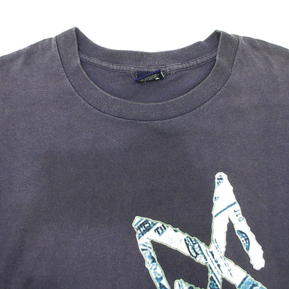 STUSSY | ステューシー ロゴプリント半袖Tシャツ 紺タグ 90’s 米国製 半袖Ｔシャツ ネイビー サイズ：XL【三重本店】