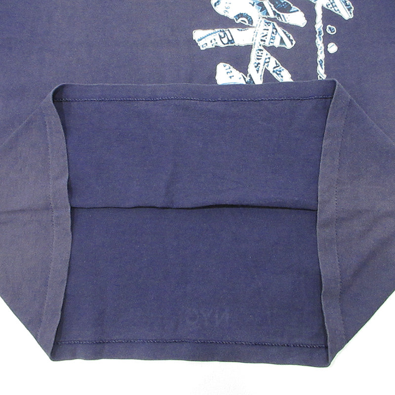 STUSSY | ステューシー ロゴプリント半袖Tシャツ 紺タグ 90’s 米国製 半袖Ｔシャツ ネイビー サイズ：XL【三重本店】