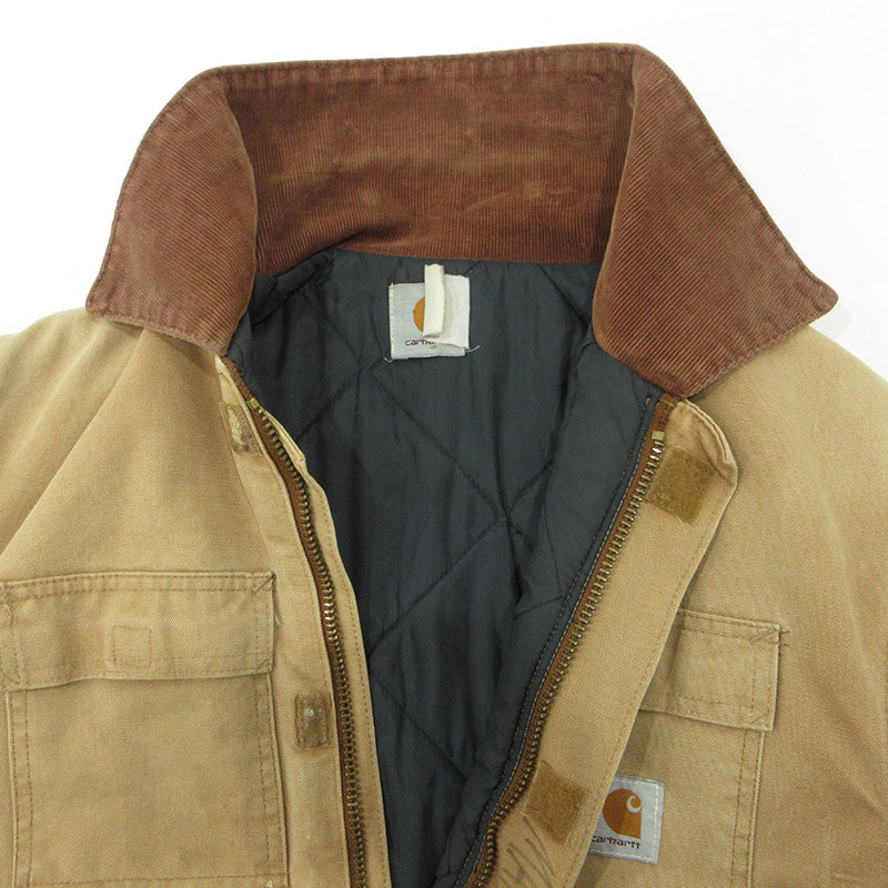 Carhartt | カーハート トラディショナルコート ロゴワッペン中綿ワークジャケット ダック生地 その他アウター ライトブラウン系 ベージュ キャメル サイズ：不明【三重本店】