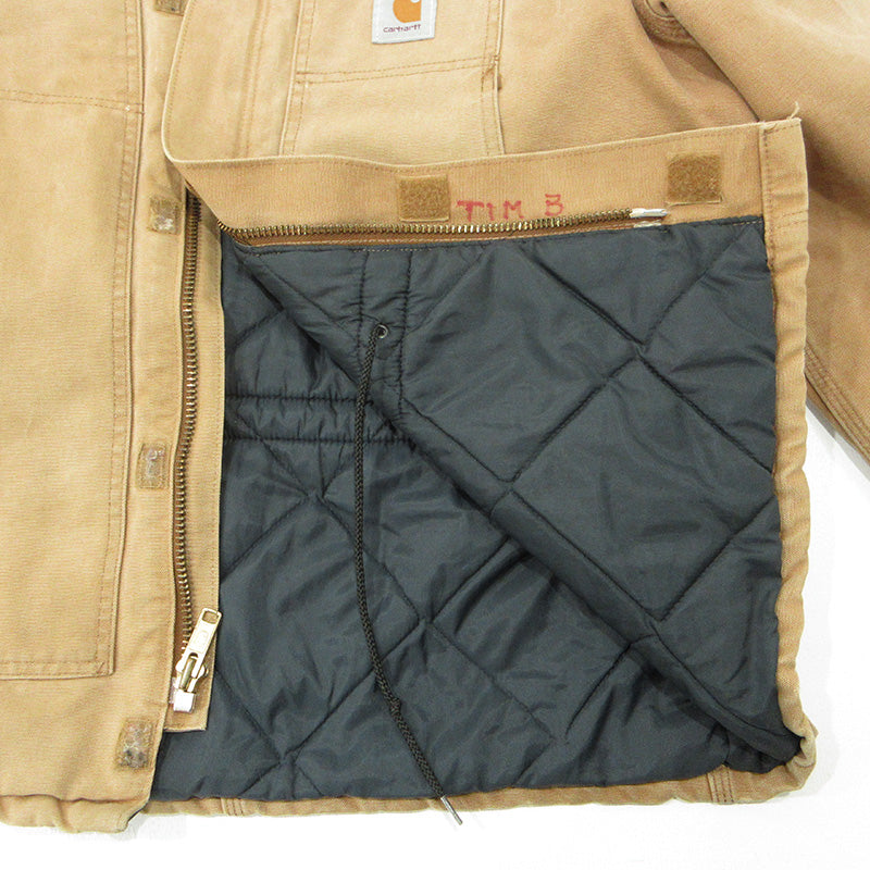 Carhartt | カーハート トラディショナルコート ロゴワッペン中綿ワークジャケット ダック生地 その他アウター ライトブラウン系 ベージュ キャメル サイズ：不明【三重本店】