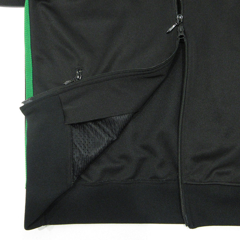 Needles | ニードルス × Hidden NY ヒドゥンニューヨーク ロゴ刺繍トラックジャケット ジャージ ジャージ KP972 ブラック×グリーン サイズ：L【三重本店】