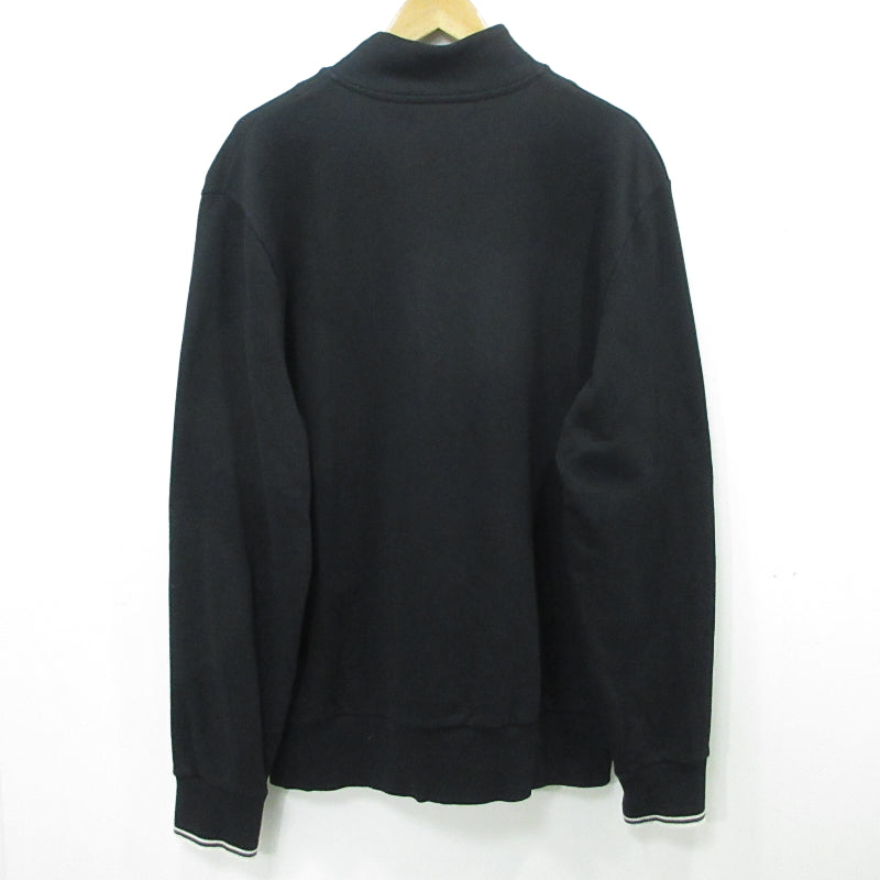 FRED PERRY | フレッドペリー ハーフジップ Half Zip Sweatshirt スウェット M3574 ブラック サイズ：XL【三重本店】